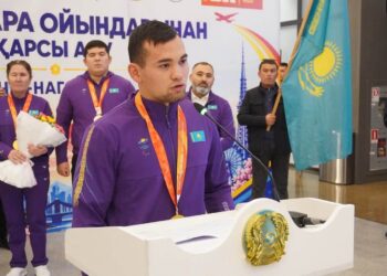 АЗИЯ ПАРА ОЙЫНДАРЫНЫҢ ЖЕҢІМПАЗДАРЫ ТҮРКІСТАНҒА ОРАЛДЫ