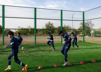 ЕКІ ЖАҢА МОДУЛЬДІ СПОРТ ЗАЛЫ АШЫЛДЫ