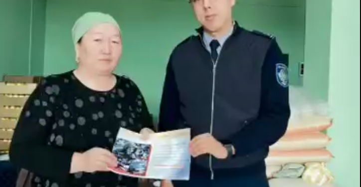 Түркістан облысында полиция қызметкері әйелді 5 млн теңге шығыннан құтқарып қалды